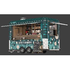 Food trailer 2 3D model